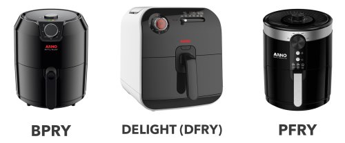 Comparação de modelos com a Air Fryer Arno Delight