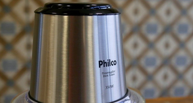 acabamento Mini Processador Philco Inox Glass