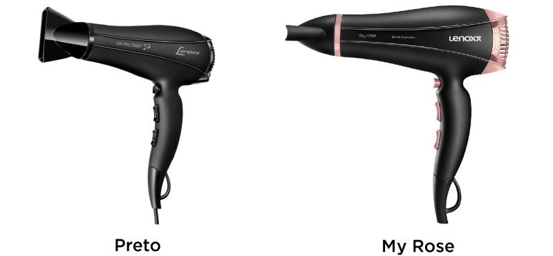 Cores do Secador de cabelo Lenoxx Ion Pro 2600