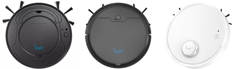 Comparação de modelos do Aspirador robô BowAI OB12