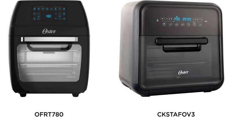 Comparação de modelos com Air Fryer Oster