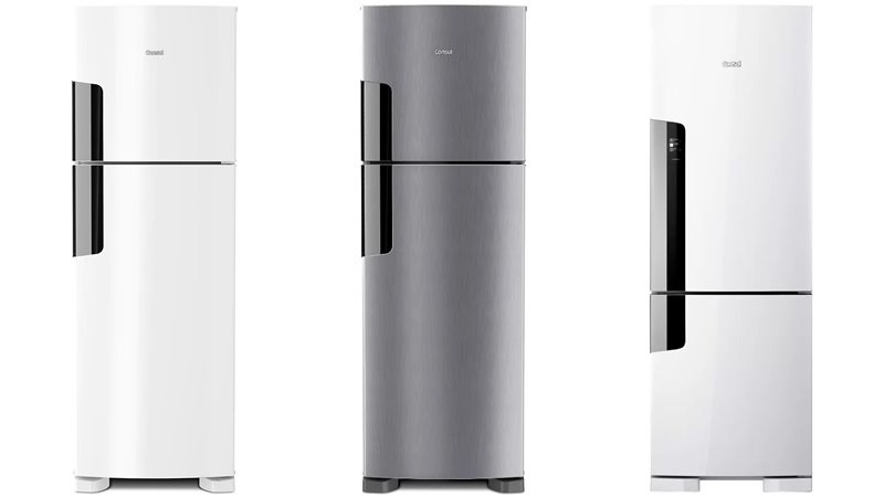 Cores e modelos do Refrigerador Consul CRM44