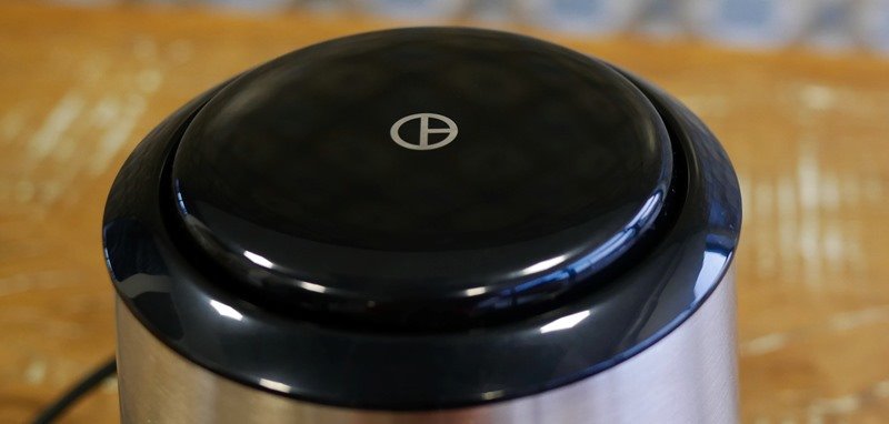 Philco Inox Glass PPS01I - Imagem sobre botão philco