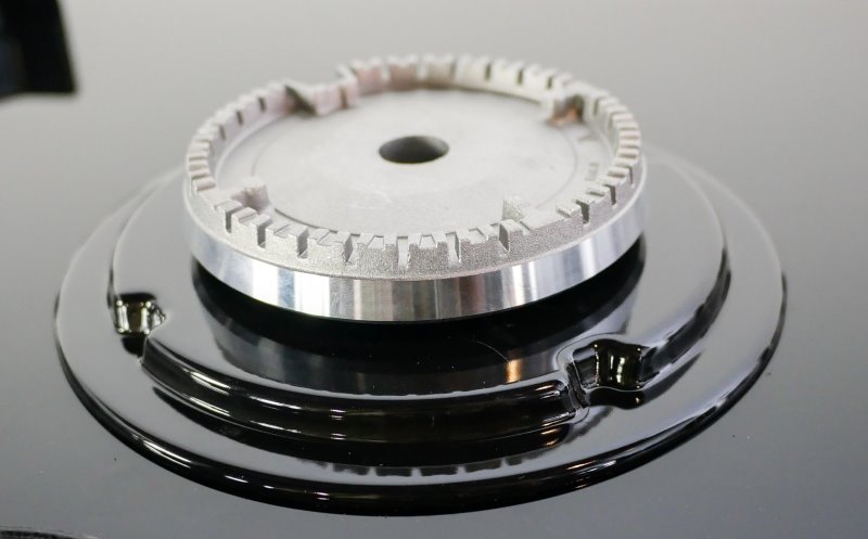 Atlas Mônaco Top Glass 5 bocas - Imagem sobre queimador central