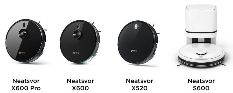 modelos de robo aspirador da neatsvor