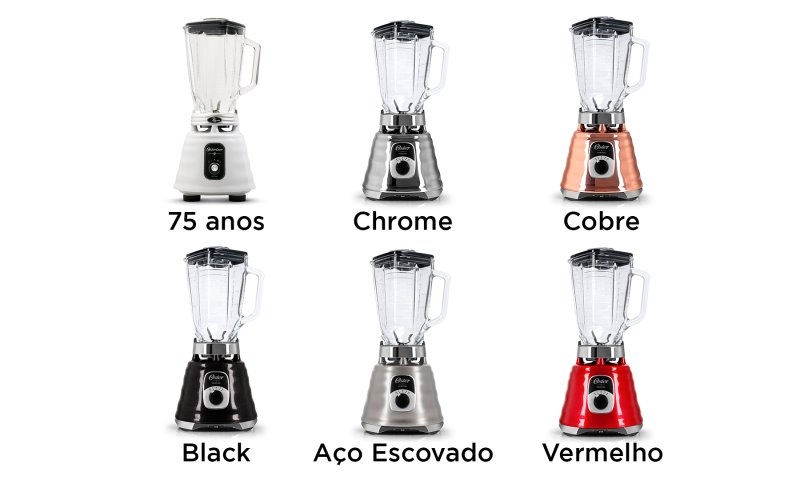 Oster New Osterizer Classic - Imagem sobre - diferentes cores
