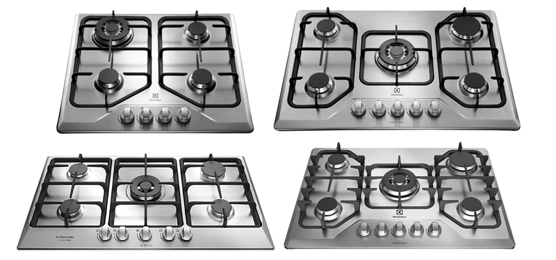 cooktops inox eletrolux