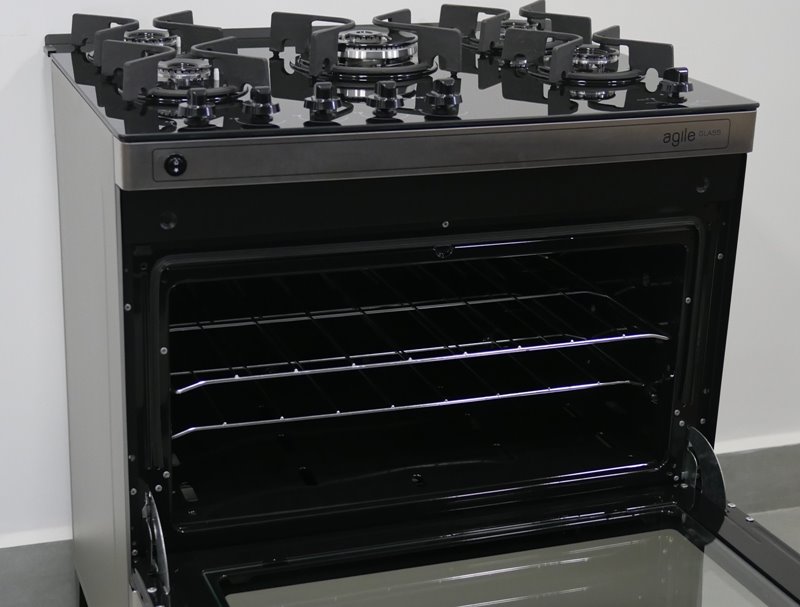 Atlas 5 Bocas Agile Glass - Imagem sobre forno 1