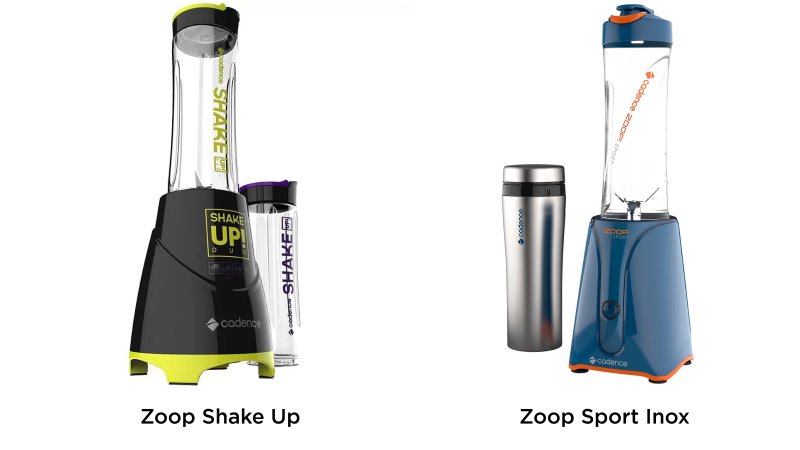 Comparação do Liquidificador Pessoal Cadence Zoop Sport Inox