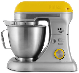 Cores da Batedeira Planetária Philco PBP800 Turbo Inox