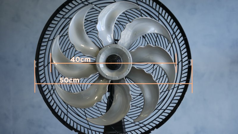 Dimensões Ventilador Wap Flow Turbo de bancada