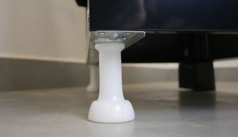 Continental de 5 bocas e mesa de vidro FC5V - Imagem sobre pe traseiro