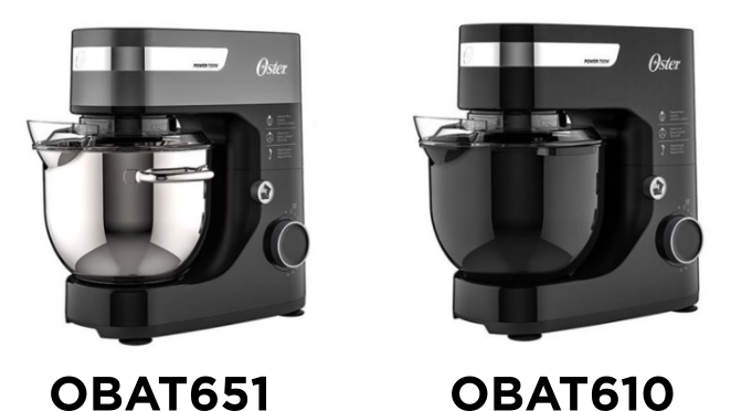Comparação de modelos com a Batedeira Planetária Oster Bowl OBAT610