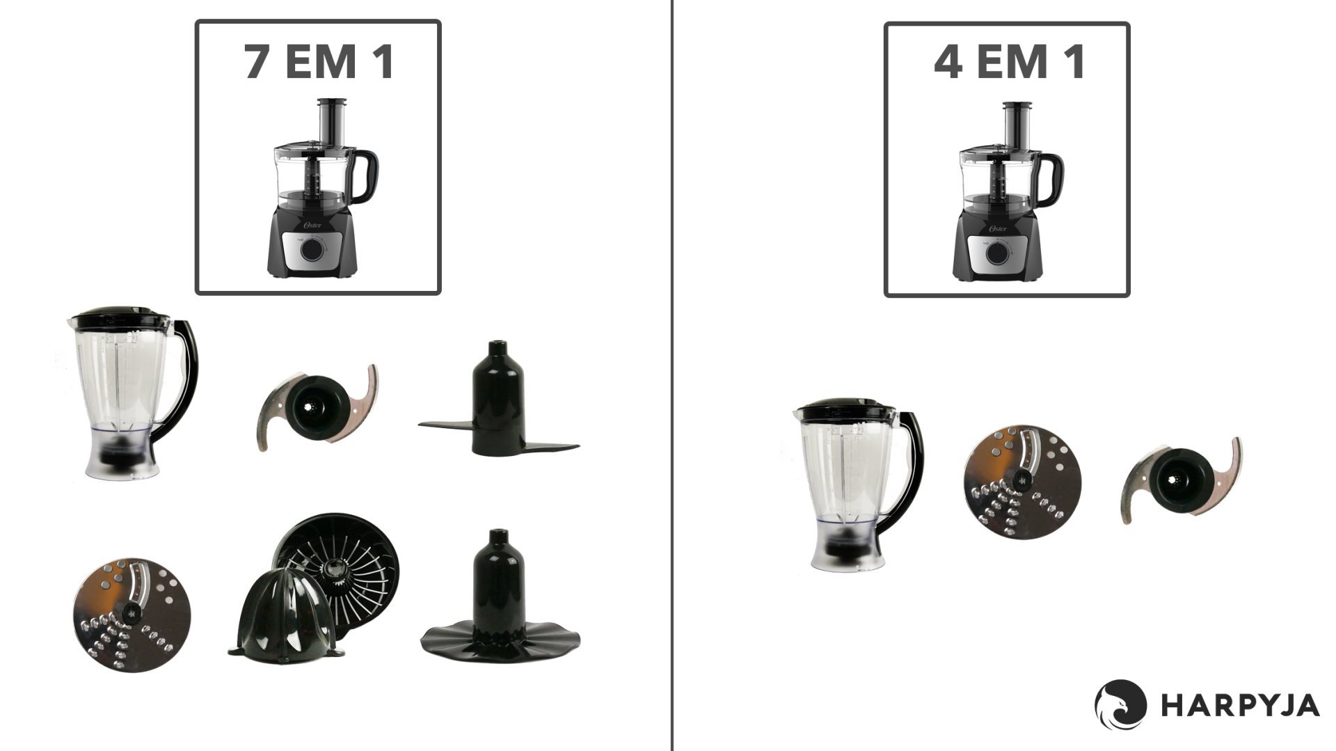 multiprocessador Oster MRP870 e MRP871 comparação