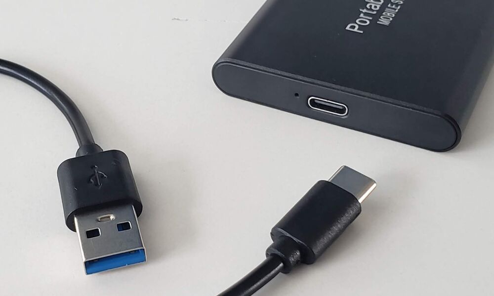Imagem de Disco Sólido SSD Externo USB Portátil Alta Capacidade 4TB 