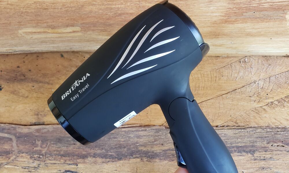 Foto de Secador de Cabelo Britânia Easy Travel 800W, Preto, Bivolt
