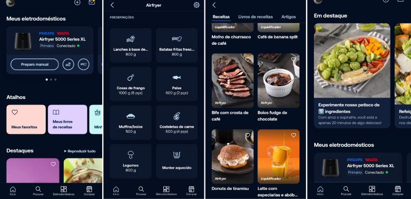 Philips Walita com Wifi Ri9280 - Imagem sobre Air-Fryer-RI9280_020