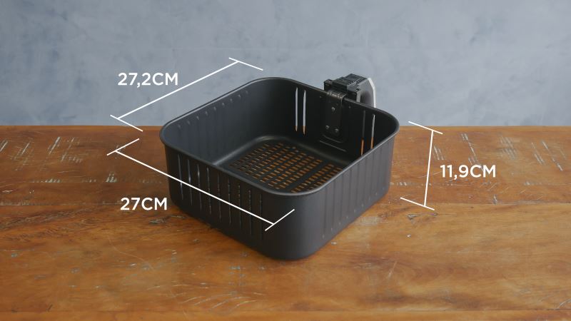 avaliação-air-fryer-itatiaia-afita1003 Itatiaia 8 Litros AFITA1003 - Imagem sobre Encurtado_Cotas do cesto 4_Prancheta 1