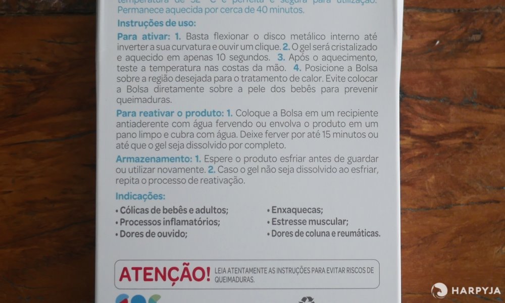 Foto de Gerador de Calor Instantâneo com a Bolsa Térmica Buba