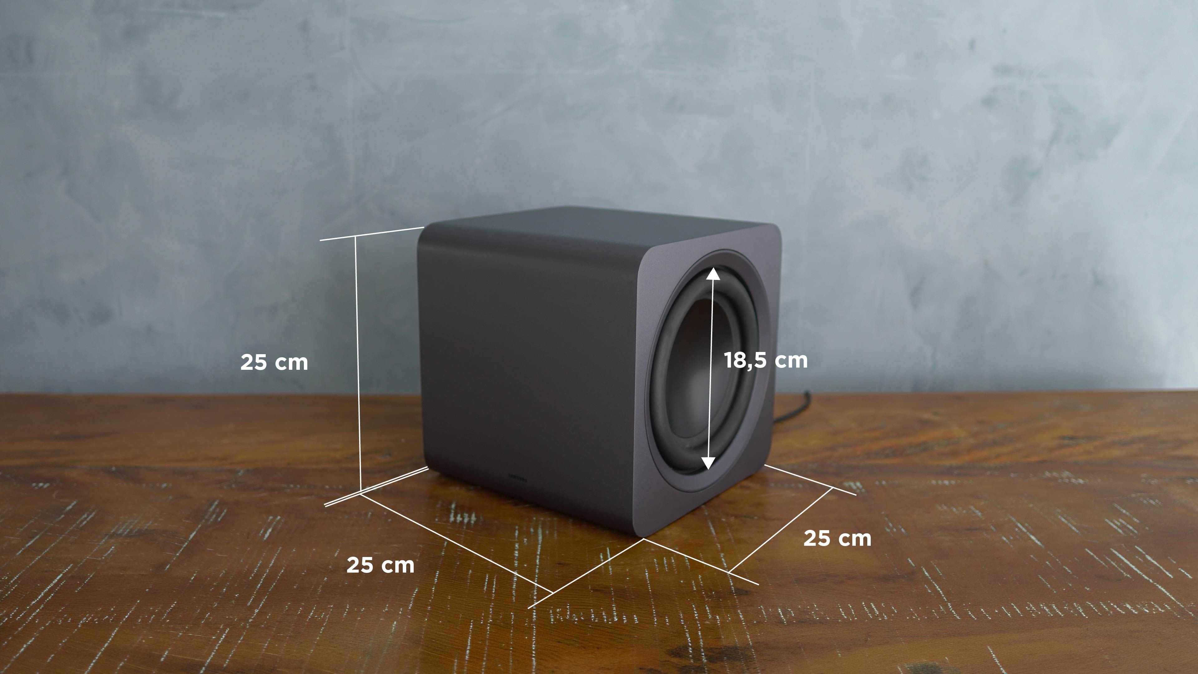 Cota caixa subwoofer da soundbar samsung q990f