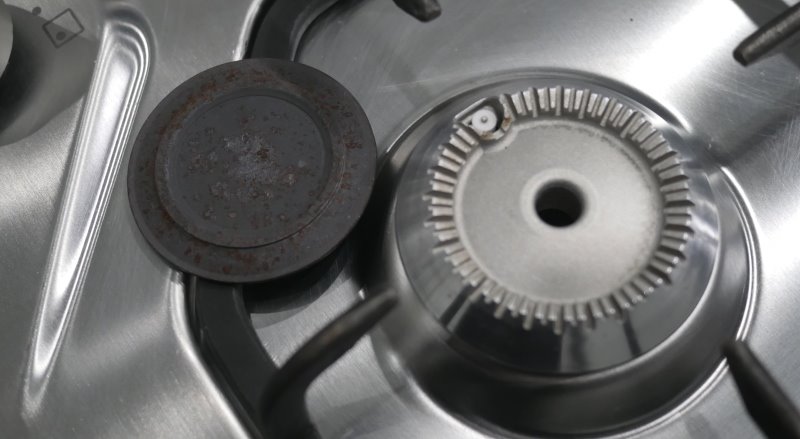 Electrolux 5 bocas Inox GT75X - Imagem sobre espalhador de chama (small)