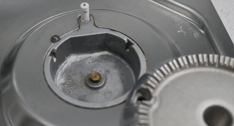 Electrolux 5 bocas Inox GT75X - Imagem sobre acúmulo ao redor do bico (small)