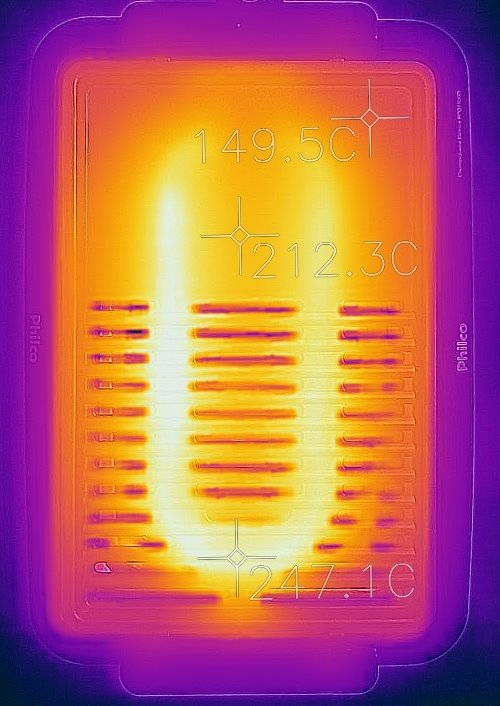 Philco PCQ1500D - Imagem sobre Resistência aquecida em vazio