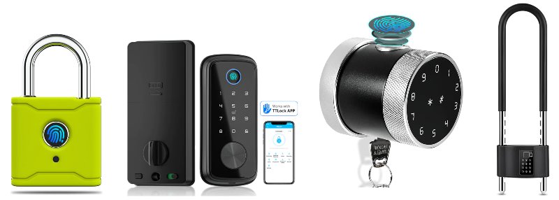 Fechadura Eletrônica YRHAND com Aplicativo Tuya - Imagem sobre fechaduras 800